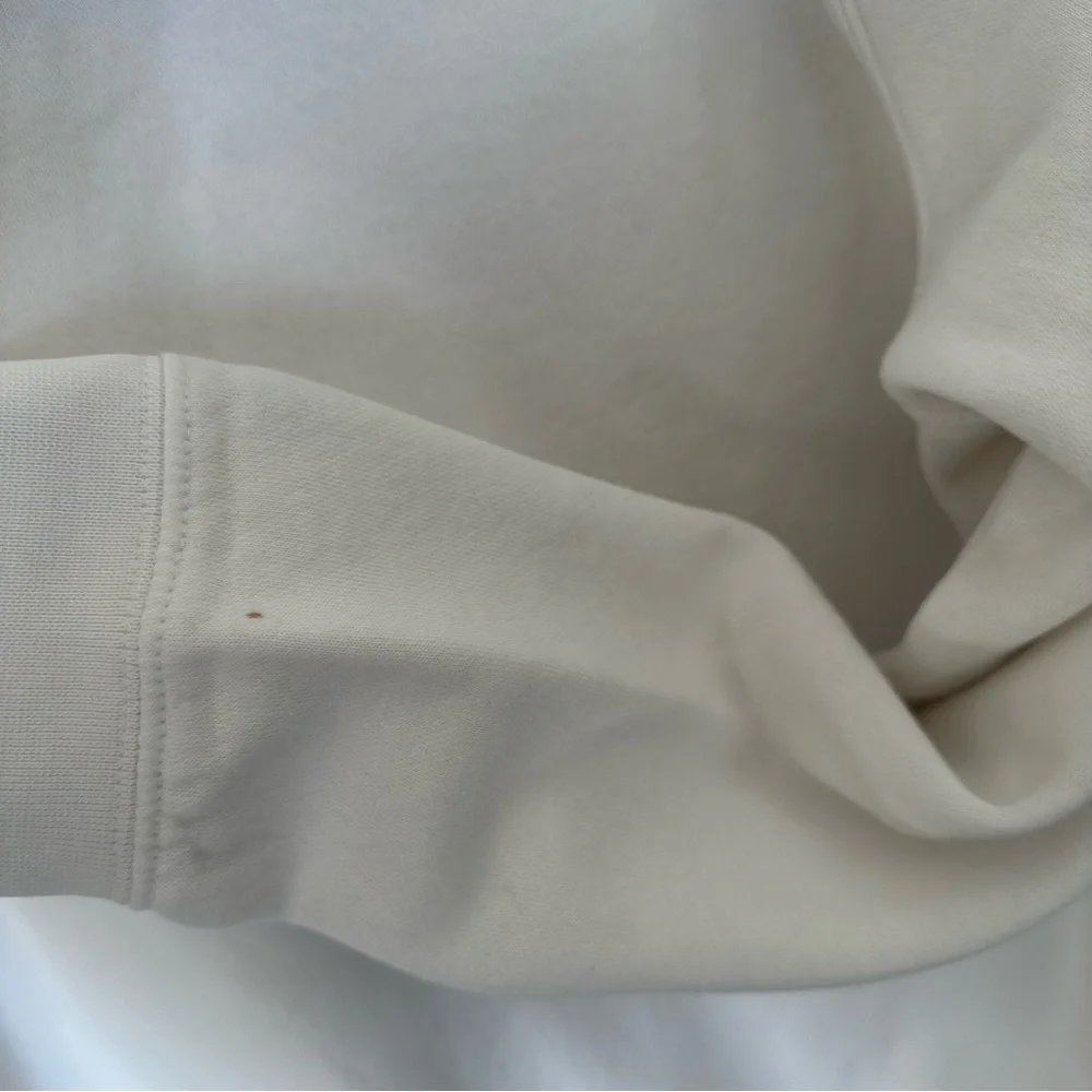 Nike Pullover Hoodie Sweatshirt White Purple‎ Logo Cotton Men’s Size Medium